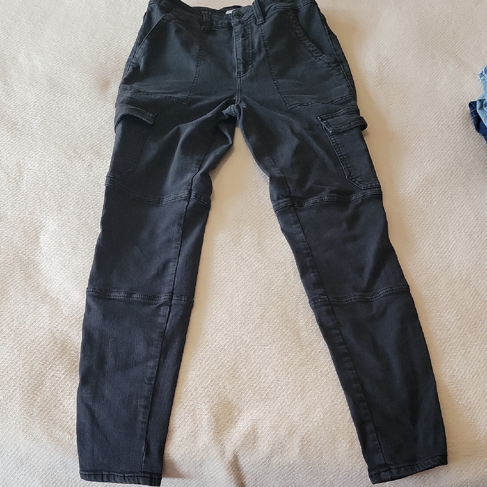 Garage Charcoal Skinny Jeans